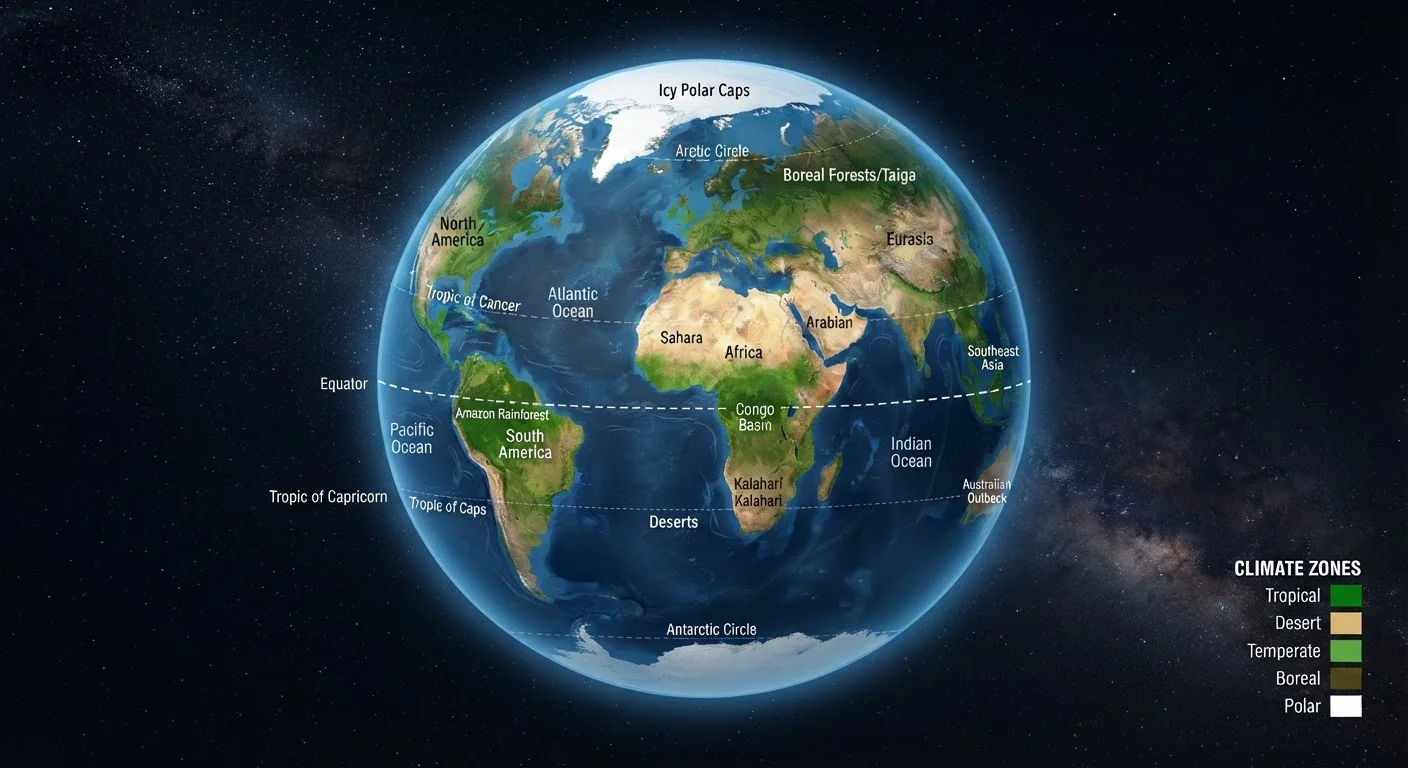 Earth's Five Major Climate Zones: A Plain-Language Field Guide