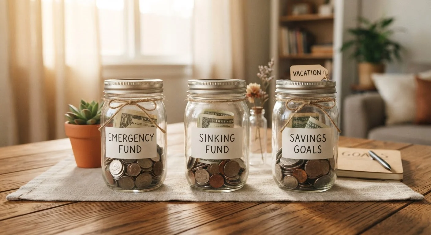 Emergency Funds, Sinking Funds, and Savings Goals: How They Fit Into a Budget