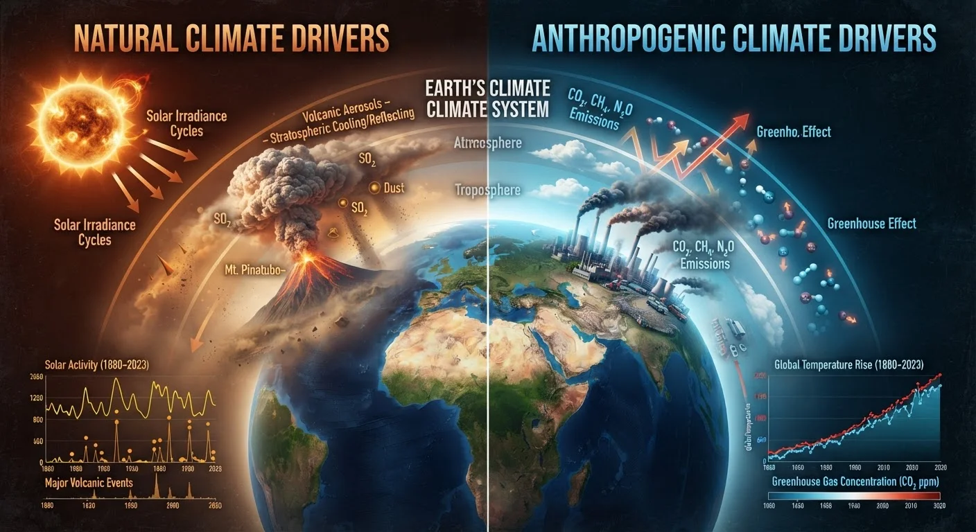 Natural Climate Variability vs. Human-Caused Warming: How Scientists Tell Them Apart