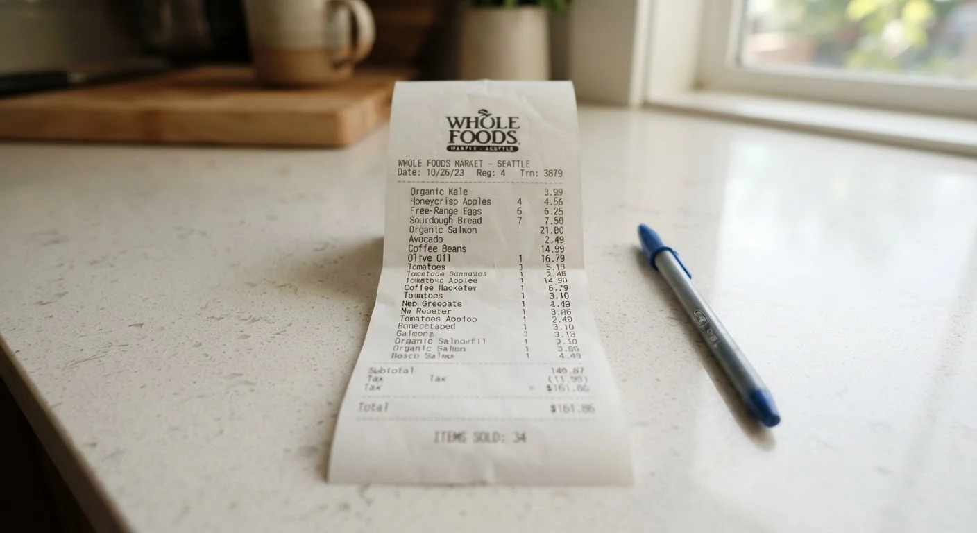 Reading a Grocery Receipt Like a Financial Document