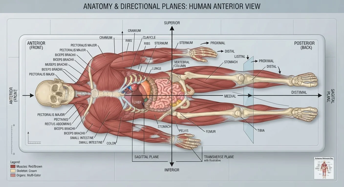 Reading an Anatomy Diagram Without Getting Lost