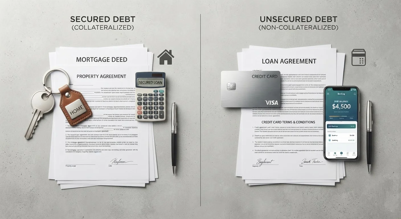 Secured vs. Unsecured Debt: Why the Difference Matters