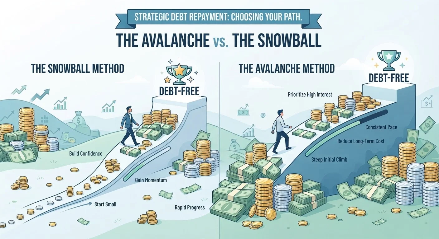 The Debt Snowball and Debt Avalanche Methods Compared