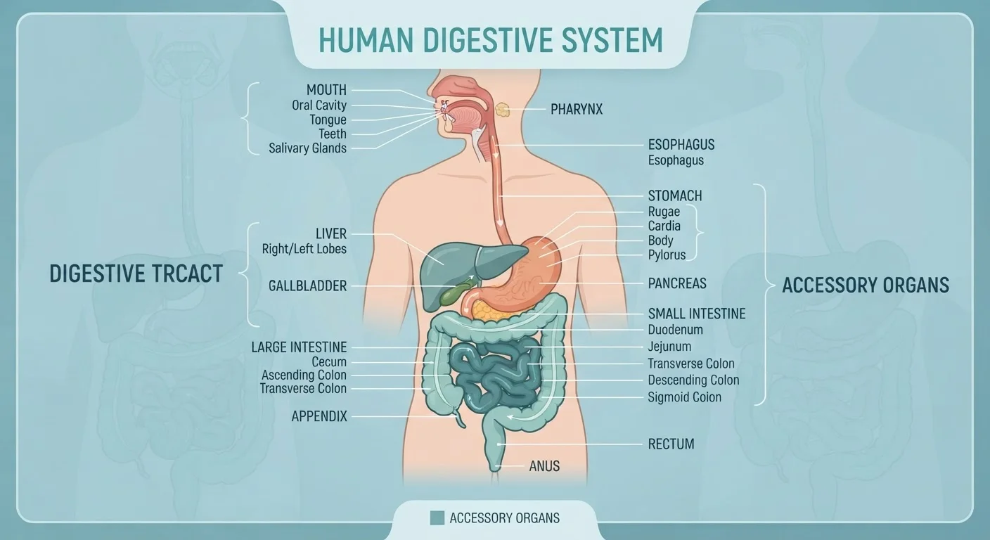 The Digestive Tract From Start to Finish