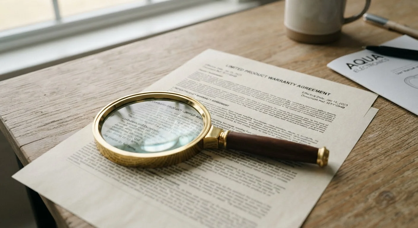 Warranty Terms Decoded: What the Fine Print Is Actually Telling You